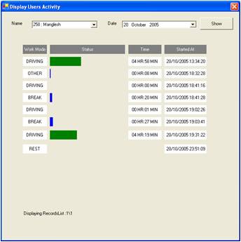 Logistics Status Reporter